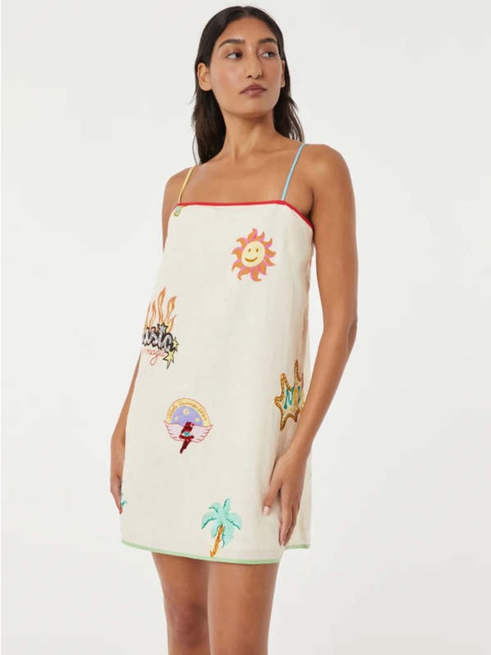Rhode Resort Nilu Mini Dress in Do Re Mi Size M